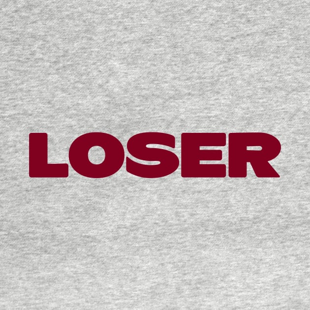 Loser, burgundy by Perezzzoso